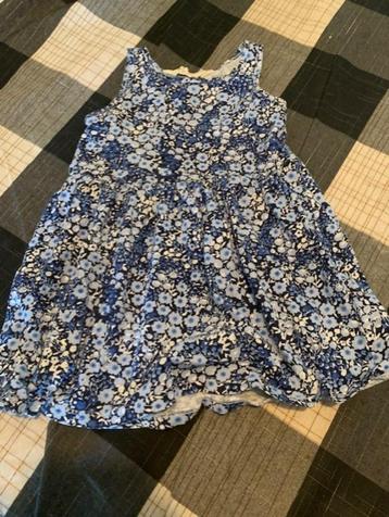 Blauw/witte jurkje van de H&M. Maat 92 beschikbaar voor biedingen