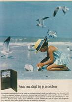 Retro reclame 1964 Kodak instamatic camera meisje strand, Verzamelen, Ophalen of Verzenden, Overige typen