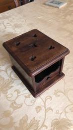 Antiek hard-houten stoofje, Ophalen of Verzenden