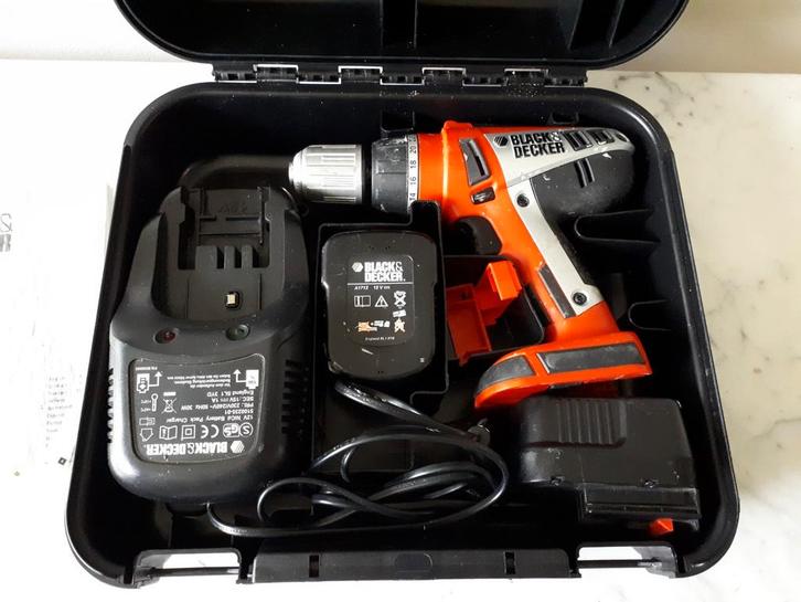 Black en Decker boor/schroefmachine, Doe-het-zelf en Verbouw, Gereedschap | Boormachines, Gebruikt, Boor- en Schroefmachine, Ophalen