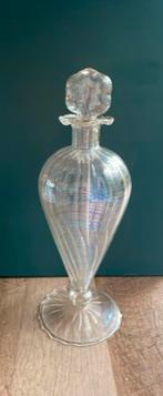 Fraai oud iriserend parfumflesje, Verzamelen, Parfumverzamelingen, Ophalen of Verzenden, Gebruikt, Parfumfles