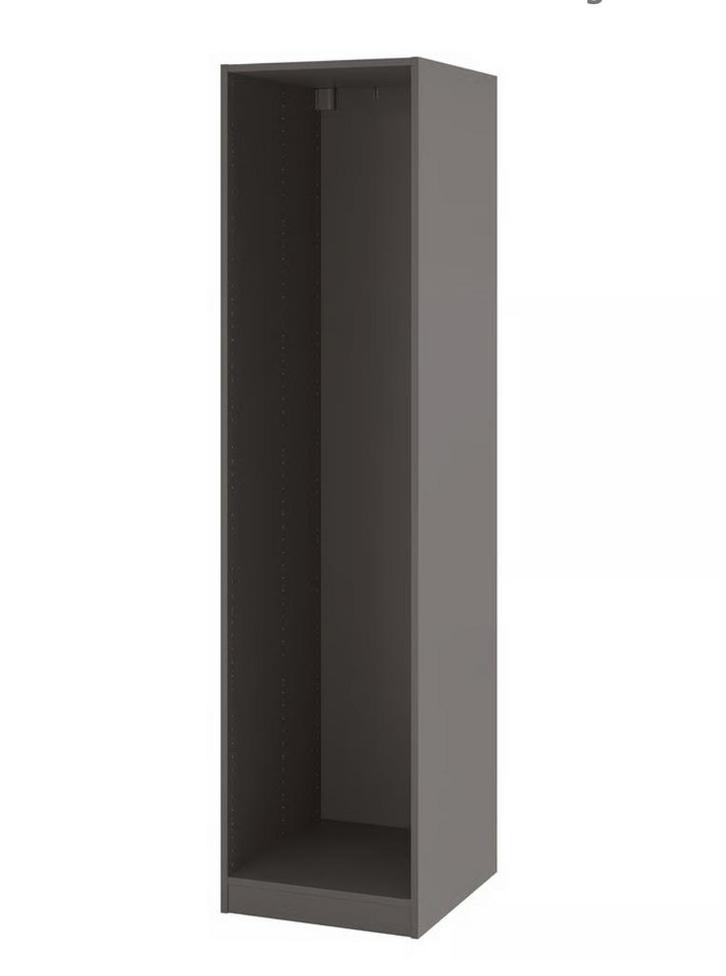 3 Zwarte Ikea Pax kasten, Huis en Inrichting, Kasten | Kledingkasten, Gebruikt, 200 cm of meer, Minder dan 50 cm, 50 tot 75 cm