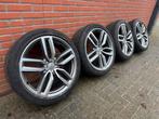 Originele audi sq5 velgen 21 inch zomerset pirelli, Ophalen, Gebruikt, 255 mm, Velg(en)