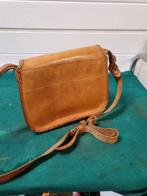 schoudertas leer body bag saddle leather met vakken, Ophalen of Verzenden