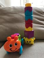 Fisher-Price pop-up blokken rups, met extra blokken, Kinderen en Baby's, Speelgoed | Fisher-Price, Ophalen of Verzenden, Zo goed als nieuw