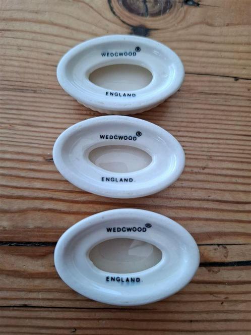 Wedgewood messenleggers, 3 stuks, nieuwstaat, Huis en Inrichting, Keuken | Servies, Zo goed als nieuw, Overige typen, Wedgwood