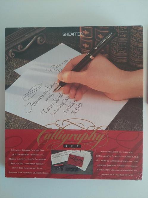 Sheaffer Calligraphy Set - Kalligrafie set, Diversen, Schrijfwaren, Zo goed als nieuw, Ophalen of Verzenden