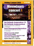 Te koop gevraagd HJK/concert in de Doelen 2 tickets 2/1/2026, Tickets en Kaartjes, Twee personen, Januari, Overige typen