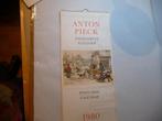 Anton Pieck ansichtkaarten kalender 1980 Verzenden kan ook, Ophalen, Maandkalender, Zo goed als nieuw