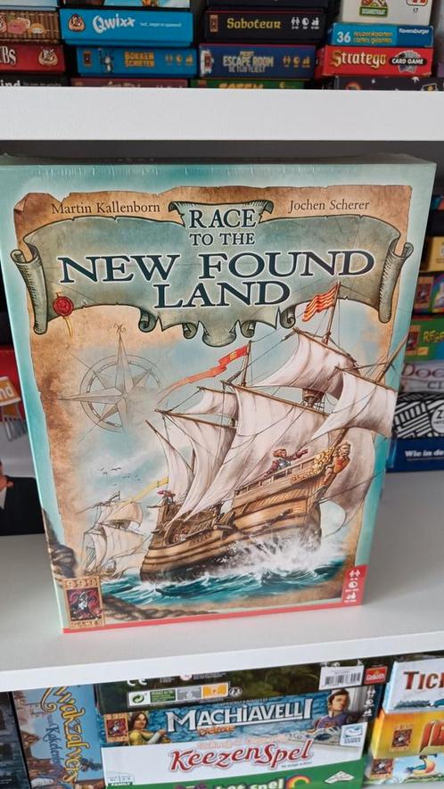 Race To The New Found Land Bordspel, Hobby en Vrije tijd, Gezelschapsspellen | Bordspellen, Nieuw, Ophalen of Verzenden