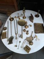 Collectie Antieke koperen Voorwerpen, Antiek en Kunst, Antiek | Koper en Brons, Ophalen, Brons