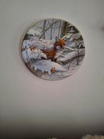 Vintage Wandbord met Vos, Ophalen