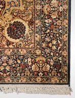 Vintage Perzisch oosters wol kleed Tabriz medall 142x205cm, Gebruikt, 100 tot 150 cm, Crème, 200 cm of meer