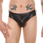 Leren look string maat L, gratis verzonden, ., Zwart, Ophalen of Verzenden, .