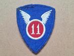 WWII US 11th Airborne Division patch without tab, Verzenden, Amerika, Embleem of Badge