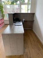 Houten Balie Greywash -, Ophalen, Gebruikt