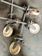 Rolsteiger wiel 4x gebruikt layher, Doe-het-zelf en Verbouw, Ophalen, Gebruikt, Rolsteiger of Kamersteiger, Minder dan 2 meter