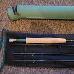 Nieuw UNIEK Vliegvishengel LOOP Green line 9.7ft #4-5 3-del., Watersport en Boten, Hengelsport | Vliegvissen, Ophalen of Verzenden