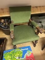 Leeuwenkop stoel 2x, Antiek en Kunst, Antiek | Meubels | Stoelen en Banken, Ophalen