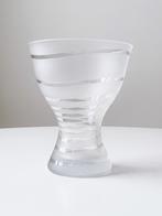 Vintage vaas glas design Peill + Putzler kristal retro, Glas, Ophalen of Verzenden