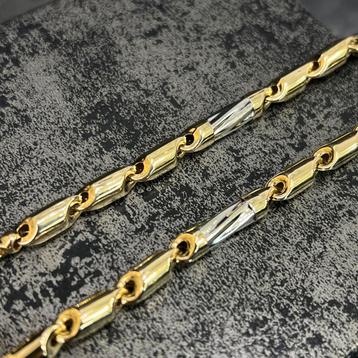 14k gouden ketting monte carlo schakel beschikbaar voor biedingen