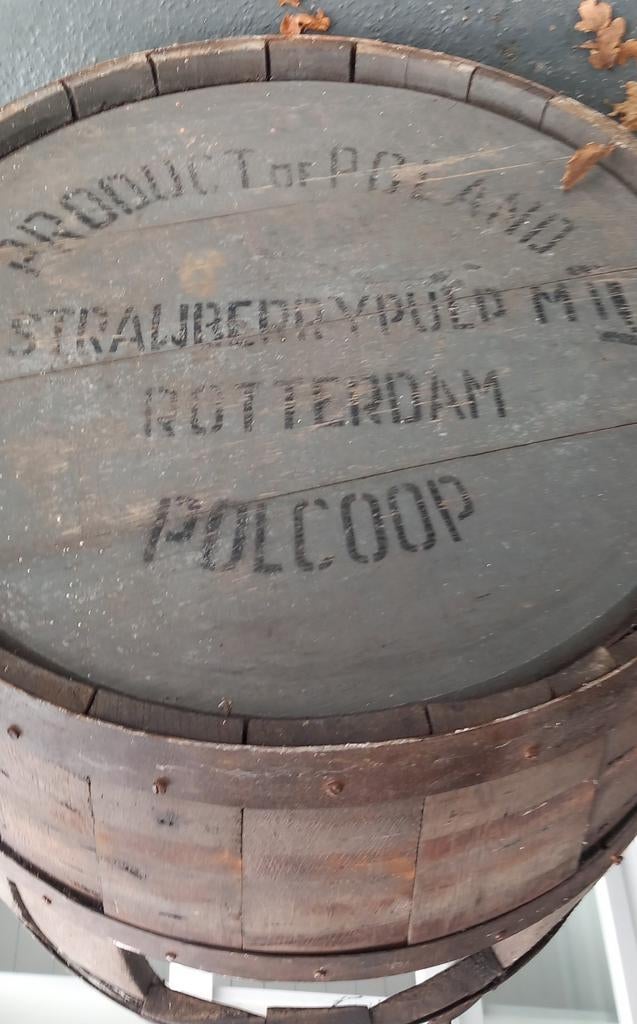 Regenton/wijnvat jaren 80, Tuin en Terras, 150 liter of meer, Ophalen, Gebruikt, Hout