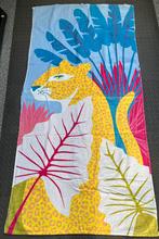 Strand handdoek Tijger print 170x 90, Ophalen, Gebruikt, Overige kleuren, Handdoek