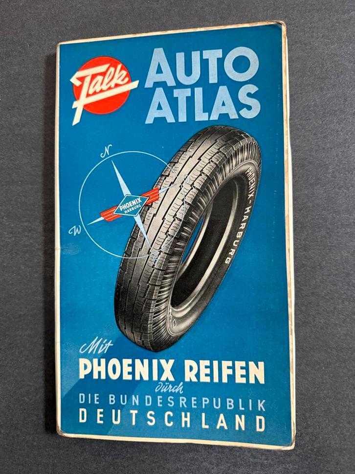 Falk wegenkaart Bundesrepublik Deutschland 1949, Boeken, Atlassen en Landkaarten, Ophalen of Verzenden