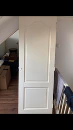 Massief Houten Deur met Toog, Doe-het-zelf en Verbouw, Gebruikt, Minder dan 80 cm, Binnendeur, Ophalen of Verzenden