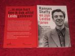 Leiden - Ramses Shaffy en zijn Leidse jaren., Boeken, Ophalen of Verzenden, 20e eeuw of later, Zo goed als nieuw