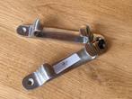 2 x rechte verhaalklamp / boegklamp 150 mm, Watersport en Boten, Ophalen of Verzenden, Gebruikt, Overige typen