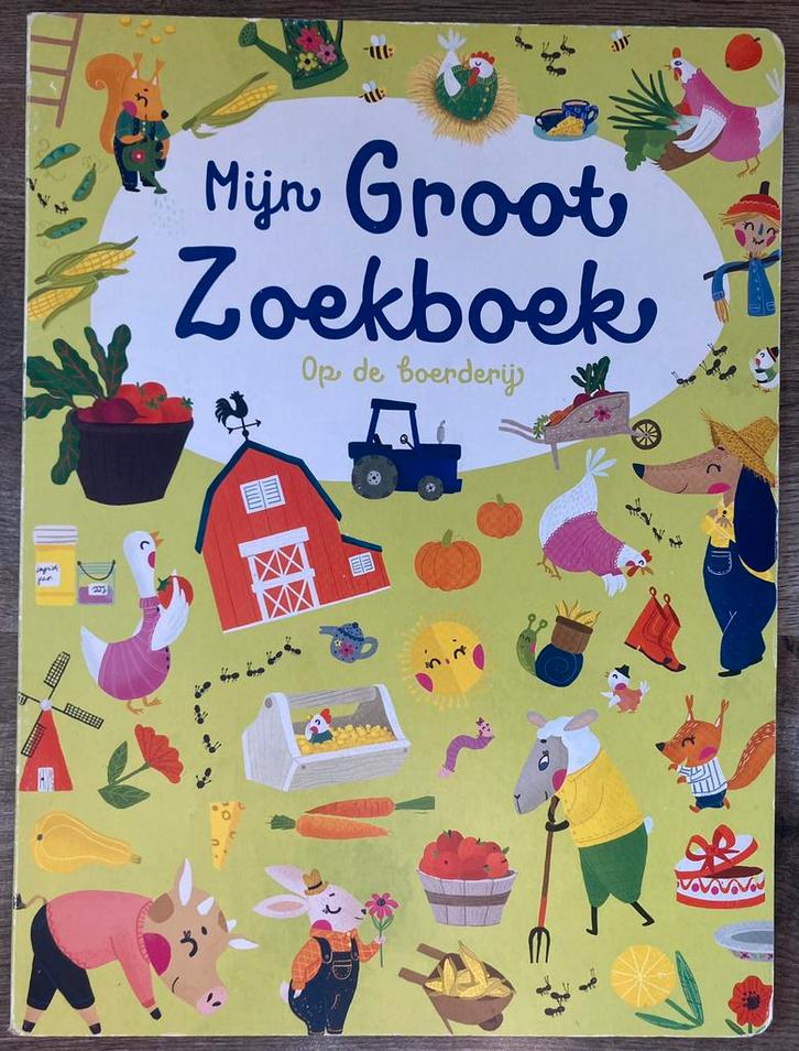 MIJN GROOT ZOEKBOEK Op de Boerderij, Boeken, Prentenboeken en Plaatjesalbums, Gelezen, Ophalen of Verzenden