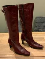Leren dames laarzen maat 37, Ophalen, Zo goed als nieuw, Zwart, Hoge laarzen