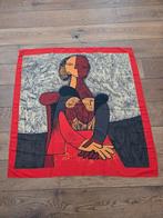 vintage silk scarf picasso, Verzenden, Zo goed als nieuw, Sjaal