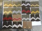 15 Setjes militaire rangen, Verzamelen, Militaria | Algemeen, Ophalen of Verzenden, Landmacht, Nederland, Embleem of Badge