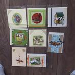 Dieren kaarten met envelop 8 stuks, Ophalen of Verzenden, Zo goed als nieuw, Overige thema's