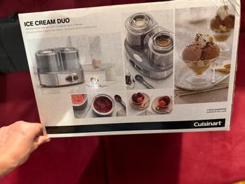 NEW Duo IJSMACHINE 2X1L with box Ice Cream Machine beschikbaar voor biedingen