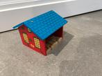 Houten trein baan garage voor treinen, Ophalen