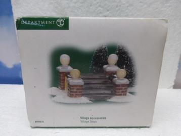department 56 village steps kerstdorp trap accessoire  beschikbaar voor biedingen