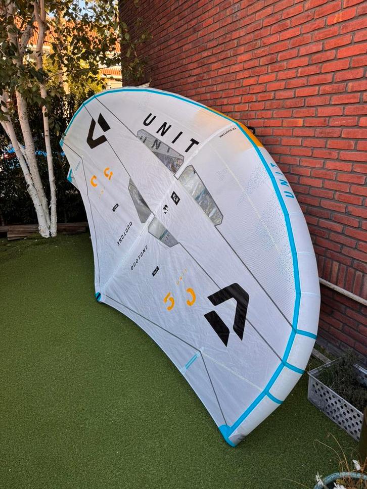 Duotone Unit SLS concept blue 2025 3.0 en 5.0 wing, Watersport en Boten, Wingsurfen, Gebruikt, Wingsurf-wing, Ophalen of Verzenden