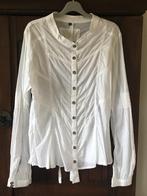 WITTE R-867 BLOUSE MAAT 40, Maat 38/40 (M), Ophalen of Verzenden, Wit, Zo goed als nieuw