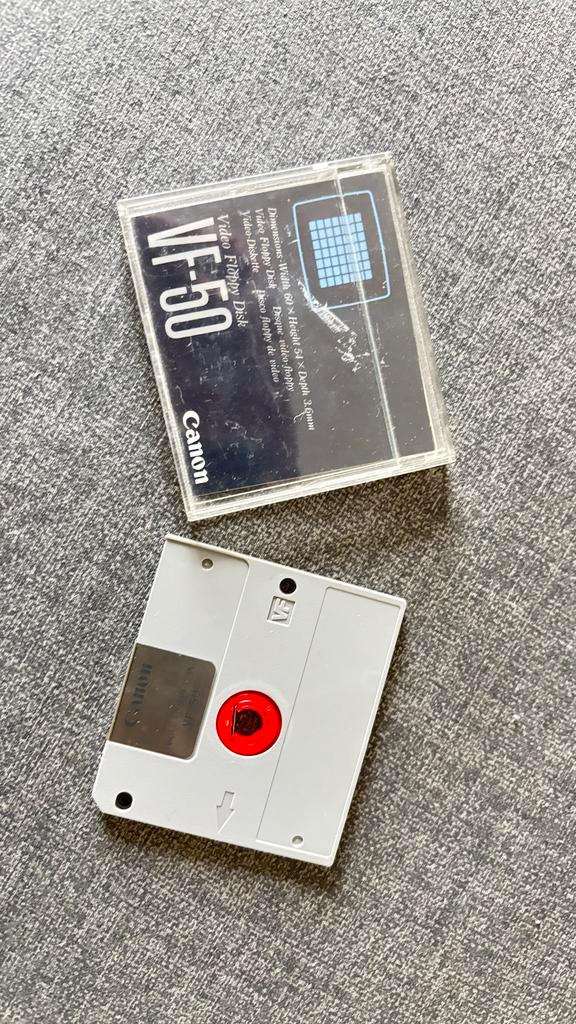 Canon VF-50 Video Floppy Diskette - Zeldzaam!, Audio, Tv en Foto, Filmrollen, Accessoire, Ophalen of Verzenden