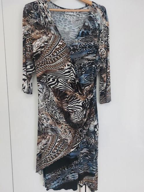 prachtige jurk JOSEPH RIBKOFF dierenprint maat 46, Kleding | Dames, Jurken, Zo goed als nieuw, Maat 46/48 (XL) of groter, Ophalen