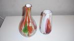 2 gekleurde Fidrio-Vaasjes, Huis en Inrichting, Woonaccessoires | Vazen, Overige kleuren, Ophalen of Verzenden, Minder dan 50 cm