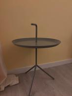 HAY bijzettafel - grijs, Ophalen, Minder dan 55 cm, Metaal of Aluminium, Rond