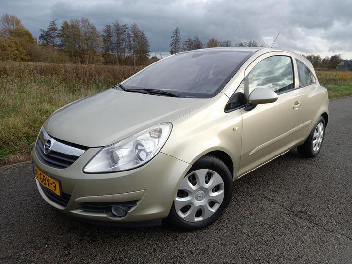 Opel Corsa 1.2-16V Enjoy Airco/Cruise/Automaat, Auto's, Opel, Bedrijf, Te koop, Corsa, ABS, Airbags, Alarm, Centrale vergrendeling