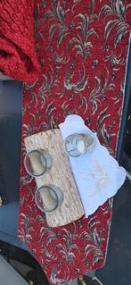 Kerstkleedjes en loper met huisjes en 2 dassen, Diversen, Kerst, Ophalen of Verzenden