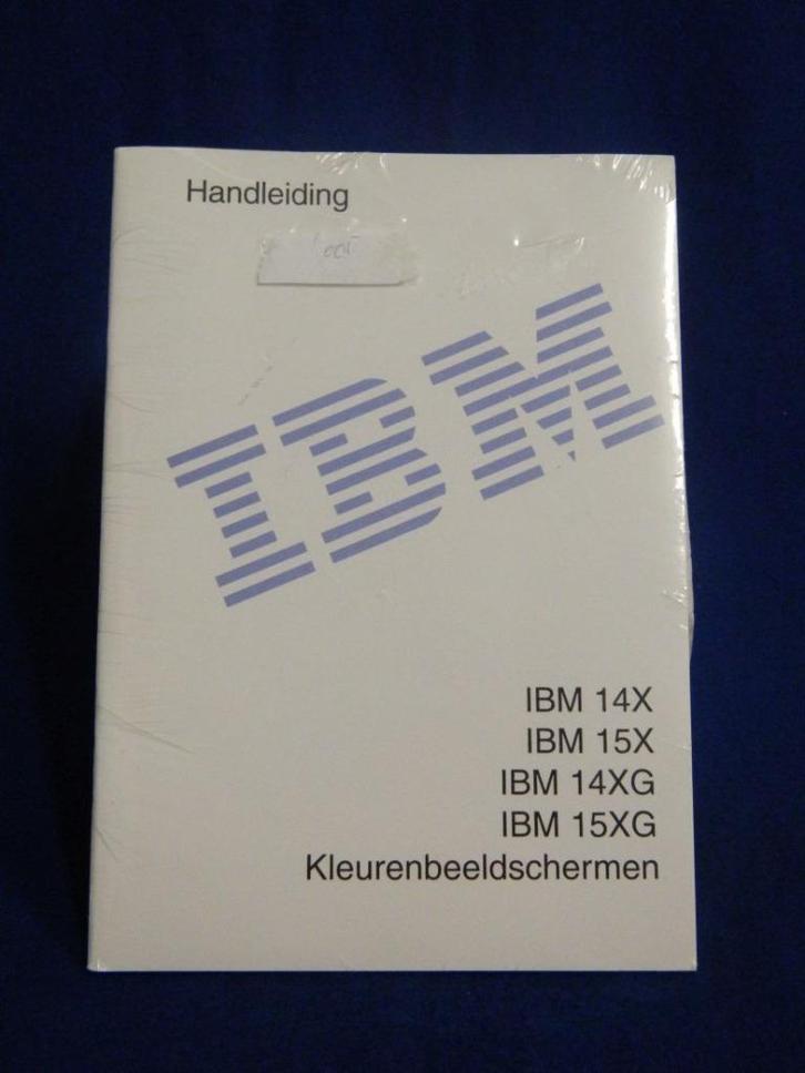 Handleiding IBM Kleurenbeeldschermen (1990), Boeken, Informatica en Computer, Nieuw, Ophalen of Verzenden