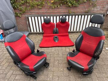 Interieur rode stoelen banken mini cooper beschikbaar voor biedingen