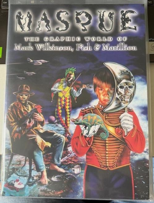 Marillion/Fish - Masque (Mark Wilkinson boek), nieuw, Boeken, Muziek, Nieuw, Artiest, Ophalen of Verzenden